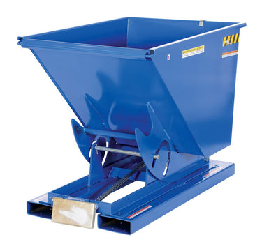 1/2 Cubic Yard Self-Dumping Steel Hopper w/Bump Release & 6,000-lbs Capacity